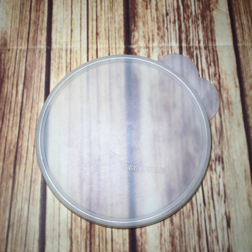 Vintage Tupperware Round Storage Container Replacement Lid Sheer 2541A-8